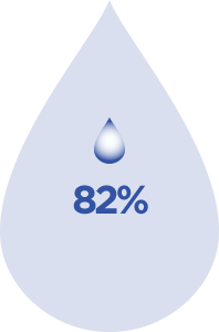 미라드라이 프레쉬의 땀 감소 효과 82%