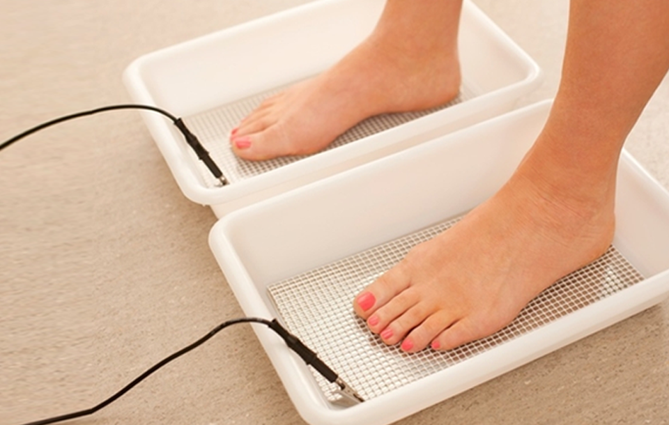 다한증 치료에 사용하는 이온영동요법